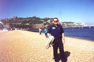 Ron on the Beach at Dover