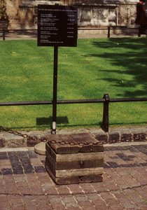 Beheading Block on the Tower Green