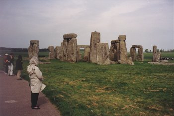 Mary Jo at Stonehenge