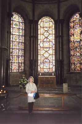Mary Jo in the Sanctuary