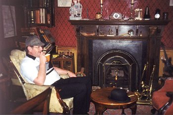 Ron in Sherlock's Study